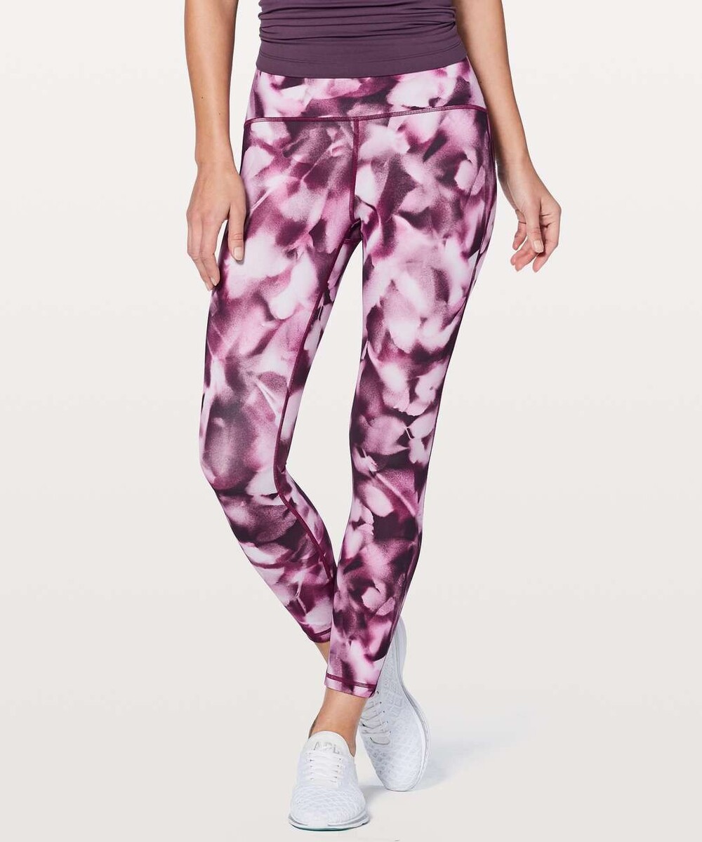 Lululemon Train Times Pant Blush Blossom Alpine White Candy Pink